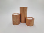 Trio de bougeoirs en cerisier du Japon 001